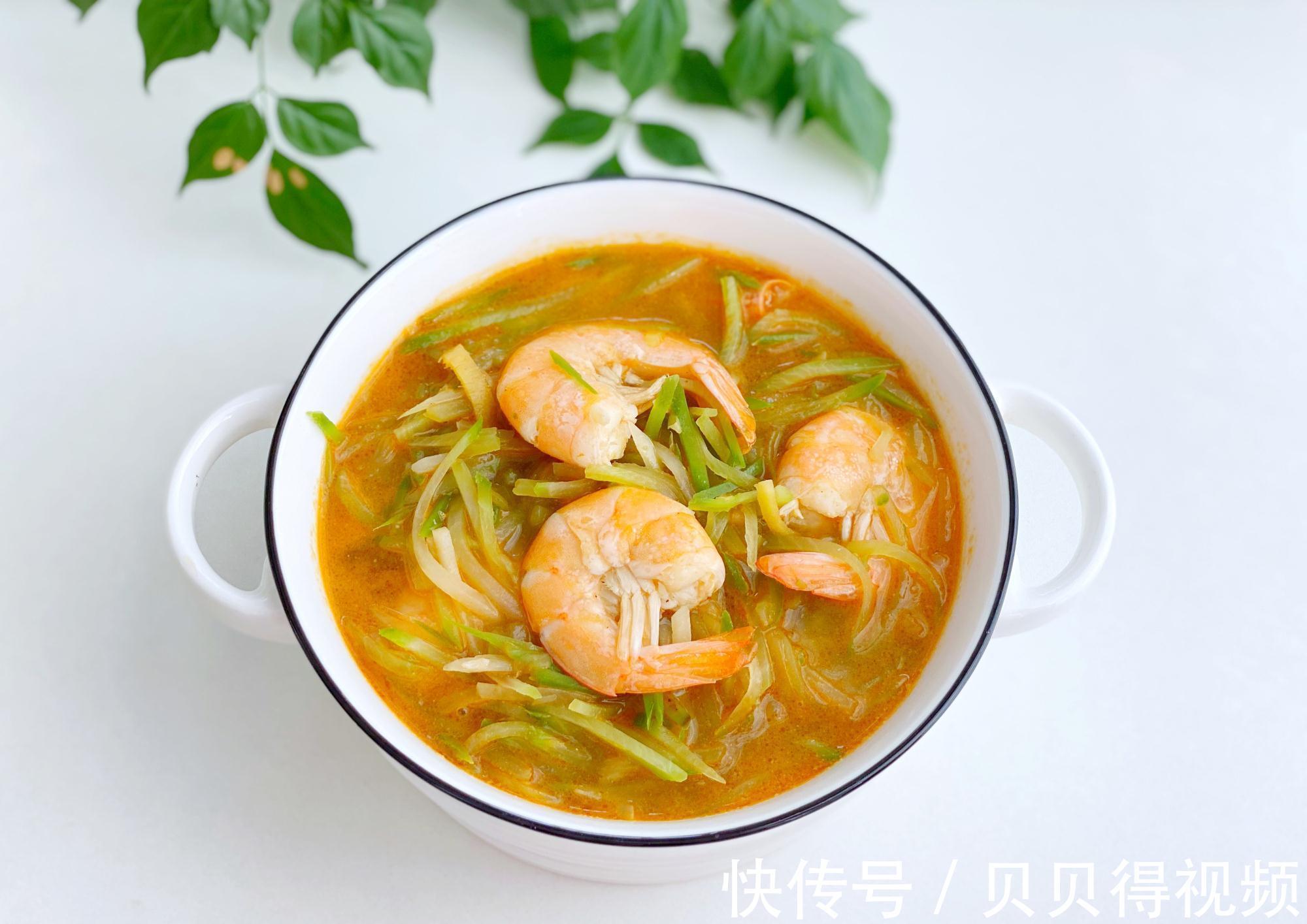 萝卜丝虾汤这样煮，味道鲜美又好喝，拌米饭汤汁都不剩