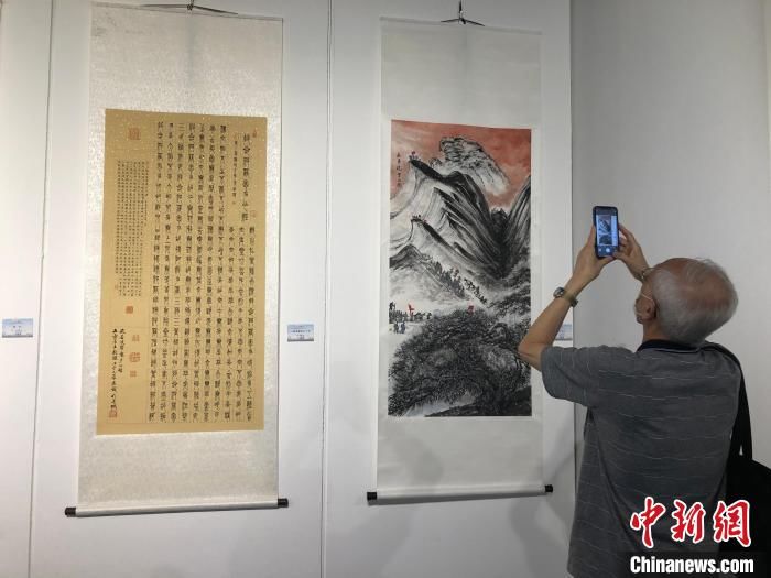 霍震寰|逾百幅三地书画家作品亮相“大美湾区”粤港澳大湾区书画交流展