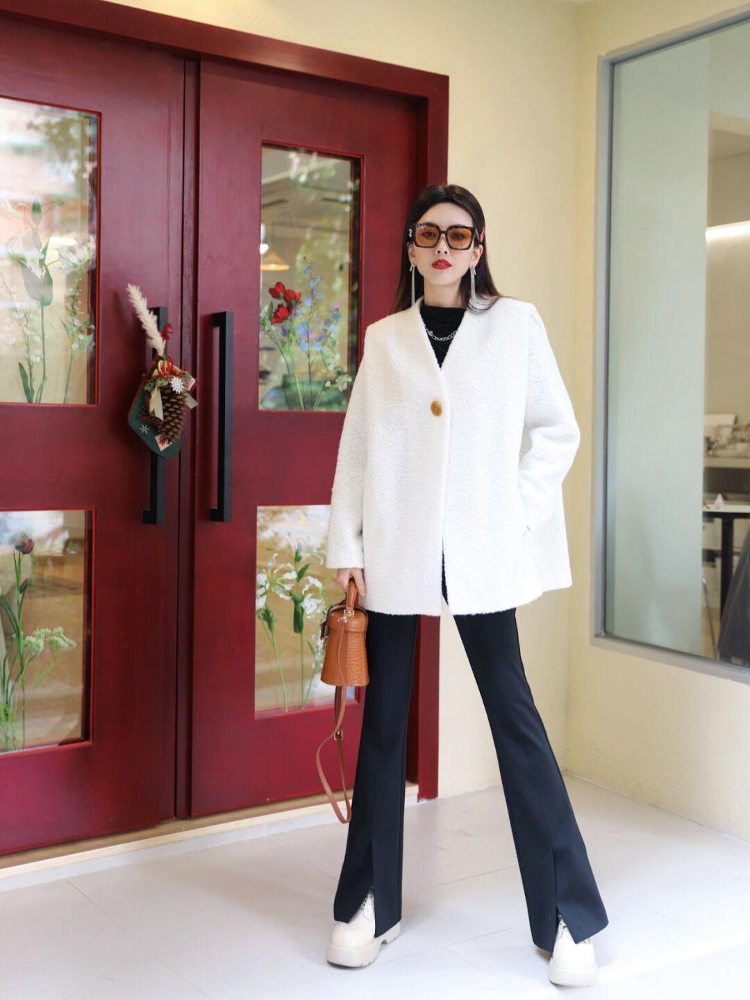 时髦 果然“毛呢外套”才是yyds,这样搭配保暖又舒适,普通人也能驾驭