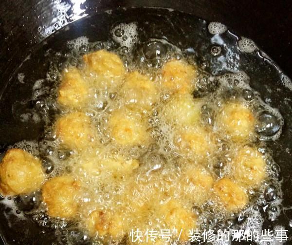 素丸子|炸丸子，多加“１味”食材，劲道不散，又鲜又嫩，都吃好的不得了