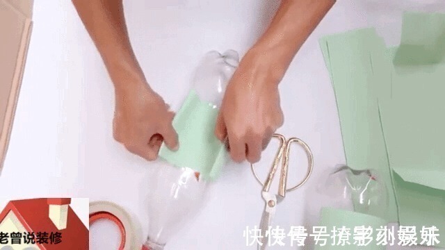 太阳花|别人不要的饮料瓶,被他改成五颜六色花盆,过程引近450万人围观