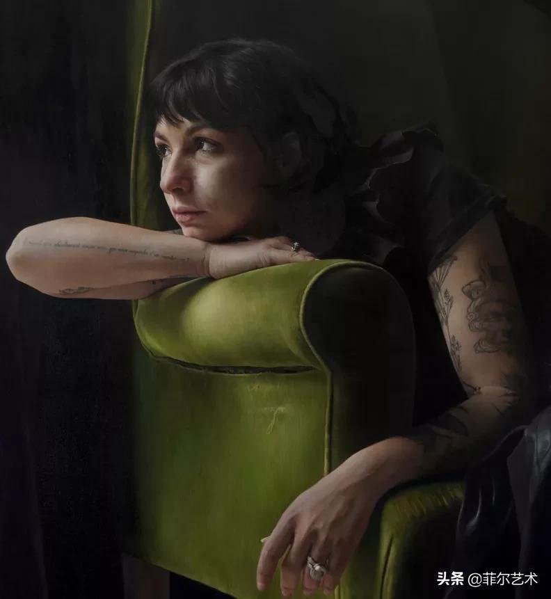 安妮·罗达!法国画家安妮·罗达超高清、超写实人物油画作品欣赏