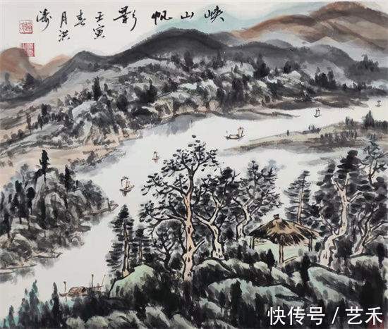 鉴赏#“道法嵩山”第九届五人中国画作品展(一)