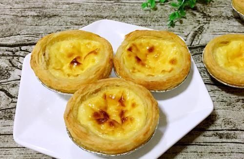 玉米淀粉|超完美比例蛋挞液,简单3步就搞定,又香又嫩,比买的还要好吃