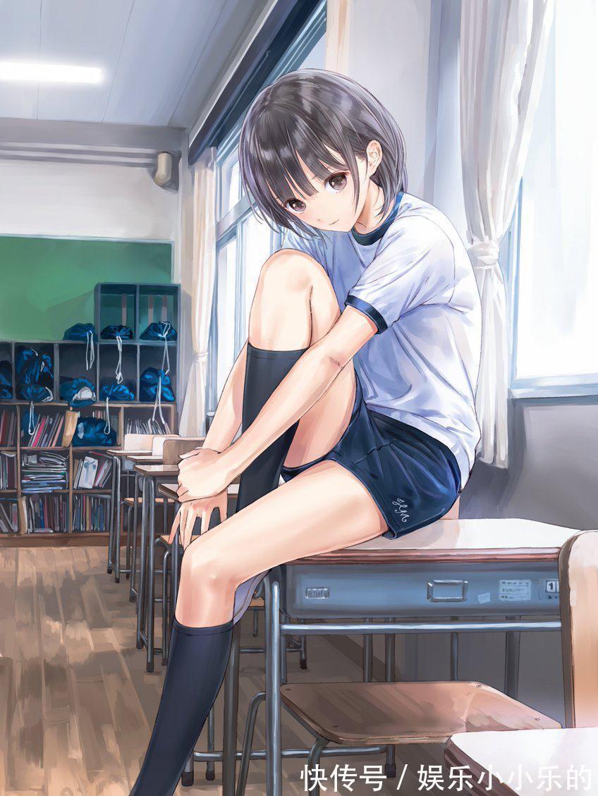 岸田梅尔@软萌的二次元美少女插画,洋溢着让人舒服的清澈透明感