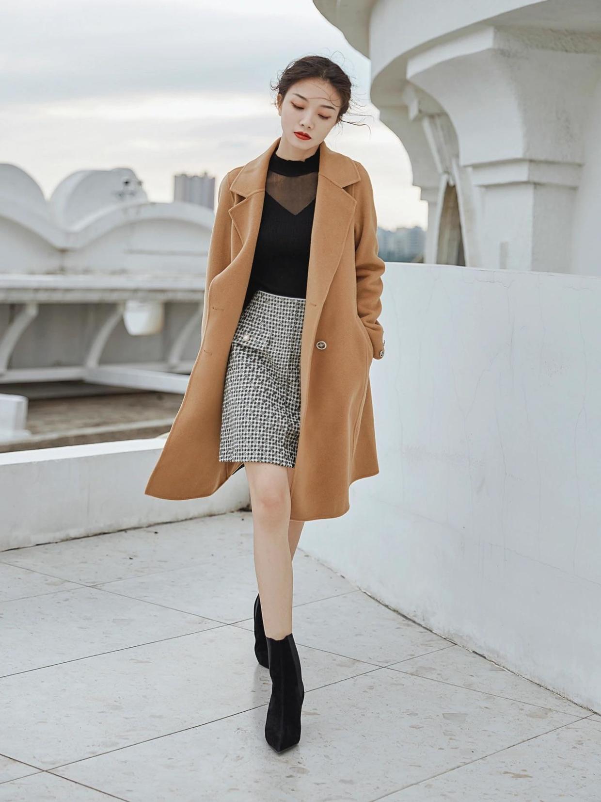 小姐姐|冬日超火的短靴造型,大气中不乏女人味,甜酷女王就是你