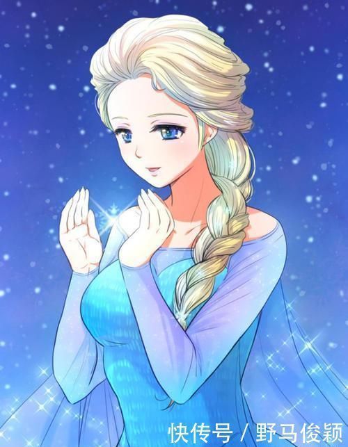 cos|现实版冰雪女王，艾莎美貌遗传自妈妈，包子脸安娜笑起来也很甜！