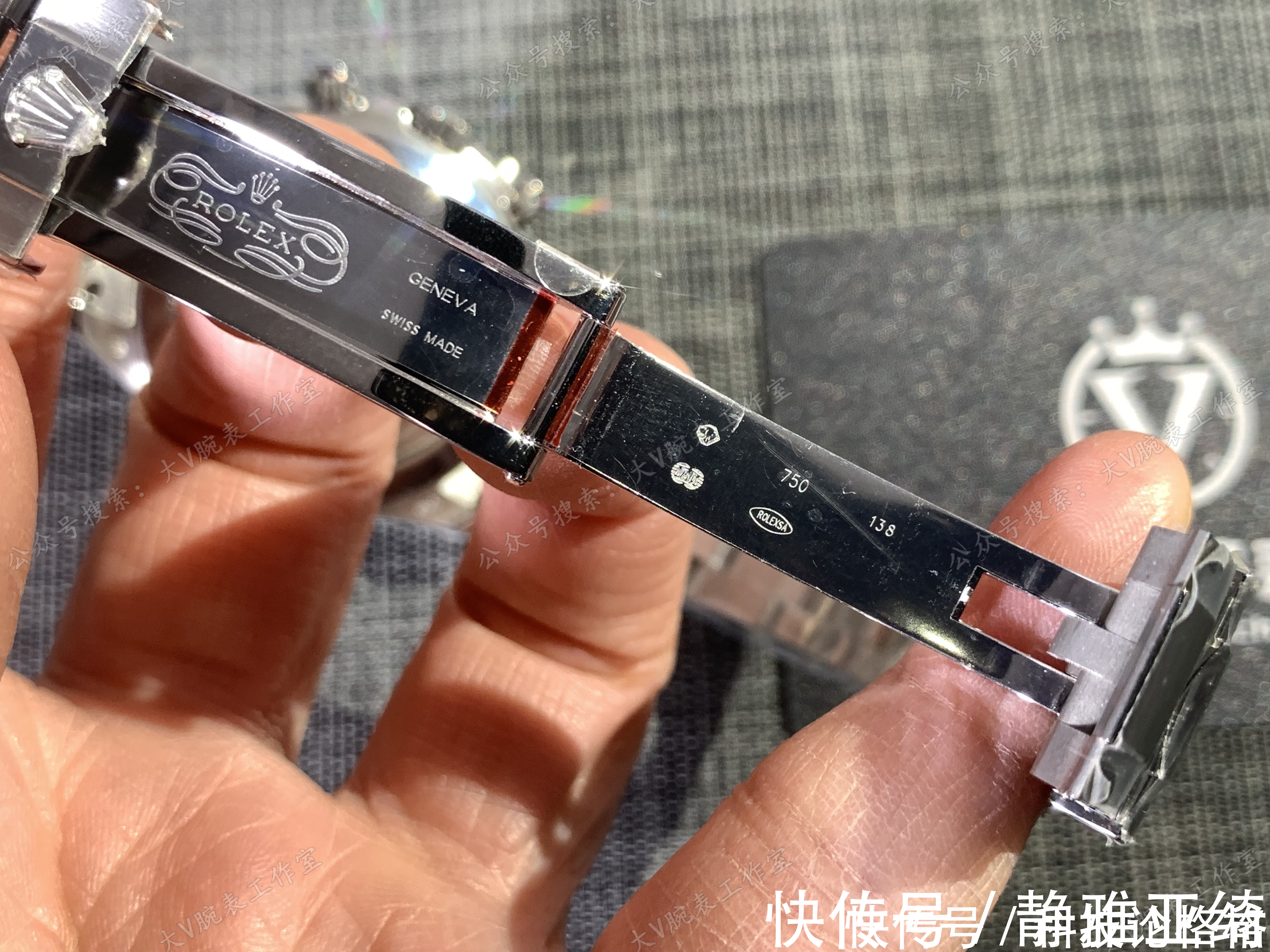 劳力士|大v腕表 劳力士迪通拿改装后镶钻冰糖迪腕表!迪通拿后镶钻莫桑钻圈口!