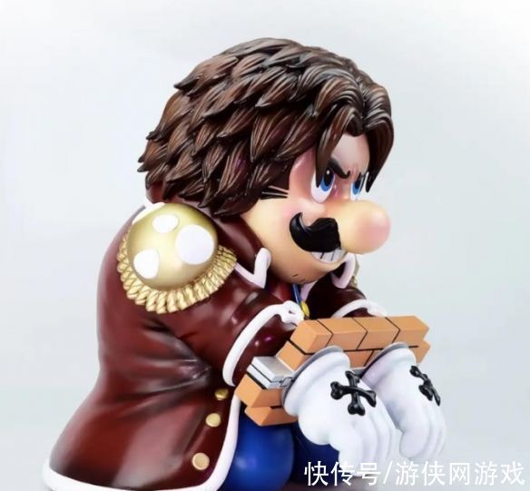 f超级马里奥×海贼王联动手办 水管工化身传奇海盗