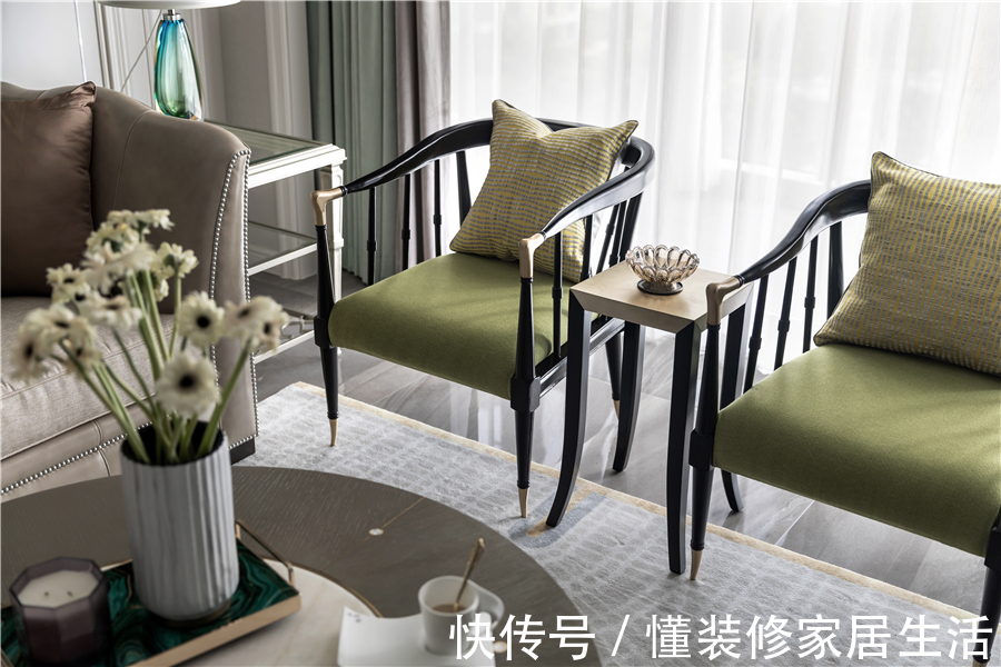 床头柜|2021年的装修能好看到什么样?21万打造浪漫优雅的四居法式轻奢风