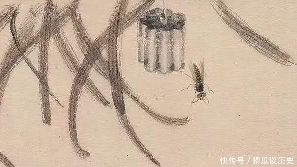 峰虎@他画一只瑟瑟发抖的老虎，却成千古名画？放大20倍看看旁边是什么