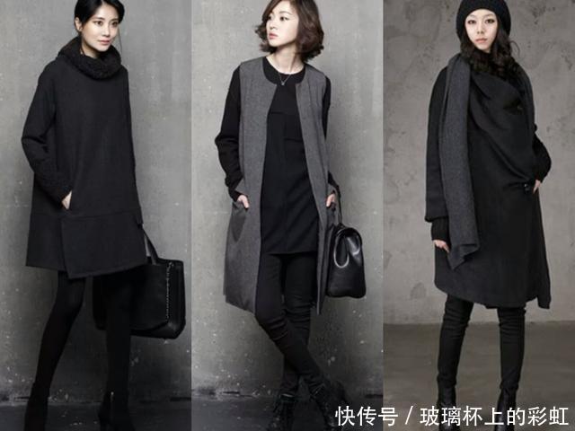 说真的，秋天穿黑色极简风的你，美得太高级