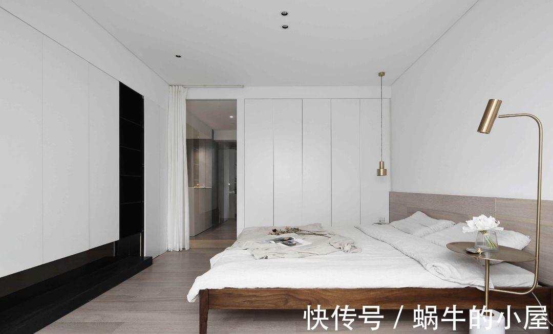 修饰|现代极简风的两居室，不多加修饰，用留白让空间变得更为立体