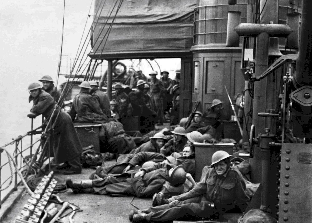 海滩|“我们将在海滩作战!”:黑白历史照片纪念敦刻尔克大撤退80周年