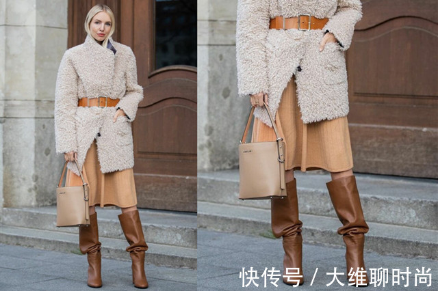 leon 穿不腻的米色,与少量棕色搭配会更时髦,学会这点还能穿出高级感