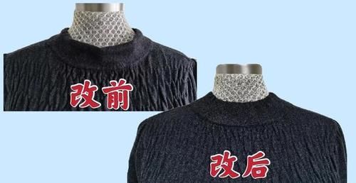 只用1根皮筋就解决了毛衣领子松懈难题，这里的妙招你想到了吗？