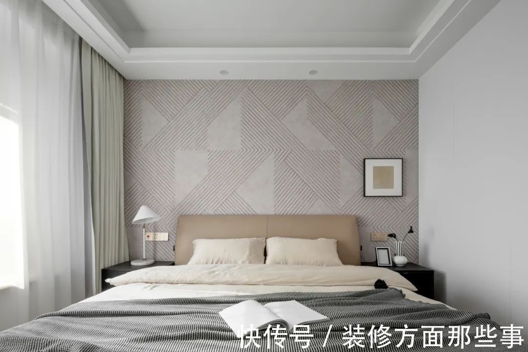 新房|120㎡现代简约风格新房装修,嵌入式电视柜包容性极佳!