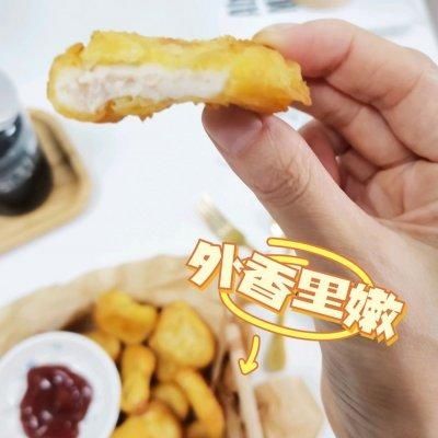 非油炸｜超简单｜外酥里嫩｜抢着吃的麦乐鸡块