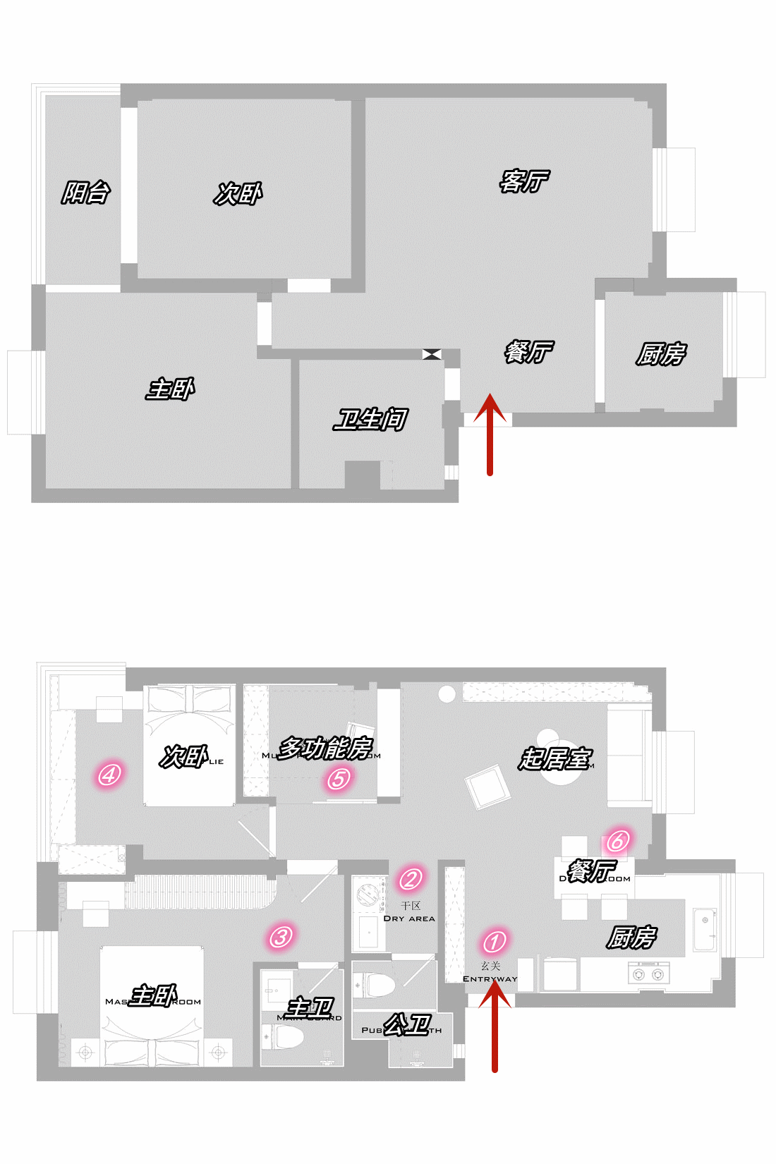 实用性|他家仅60㎡，却通过6处“神设计”让空间倍增，实用性不输大户型