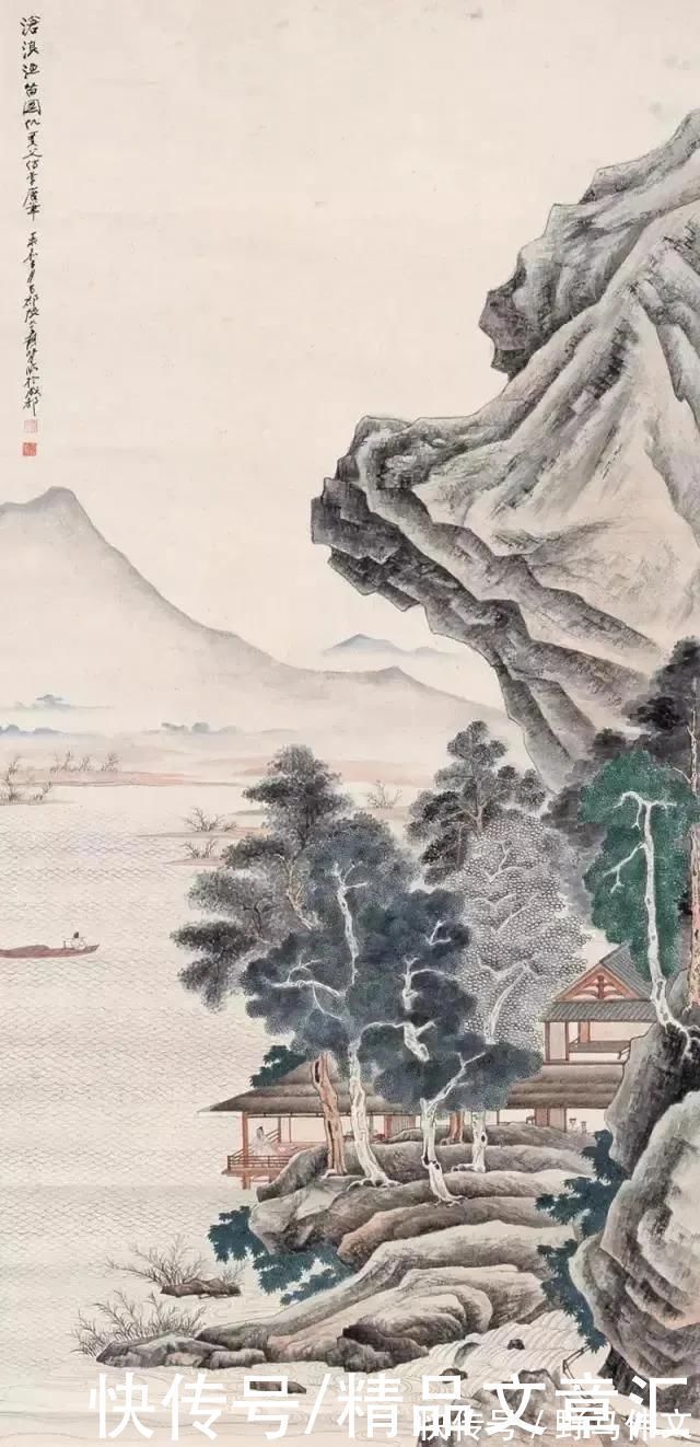 江堤晚景&最会仿画的艺术家,他仿的画,卖的比真迹都贵