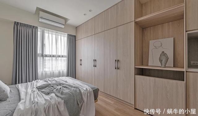 木纹|琥珀木纹打造闹市中的82.5㎡原始丛林