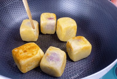 宝宝紫薯仙豆糕做的对,脆嫩满足又美味
