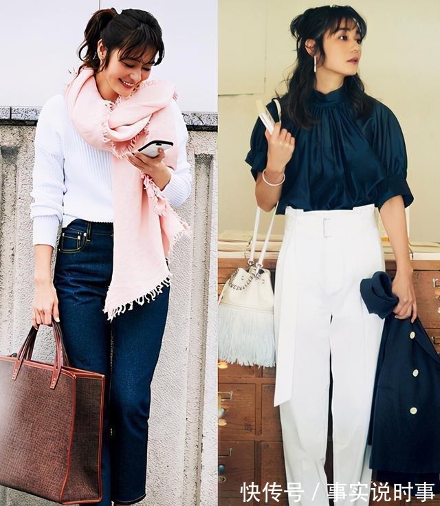 深蓝色 不装嫩也不显老，日系轻熟风穿搭推荐，教你穿出优雅和“无龄感”！