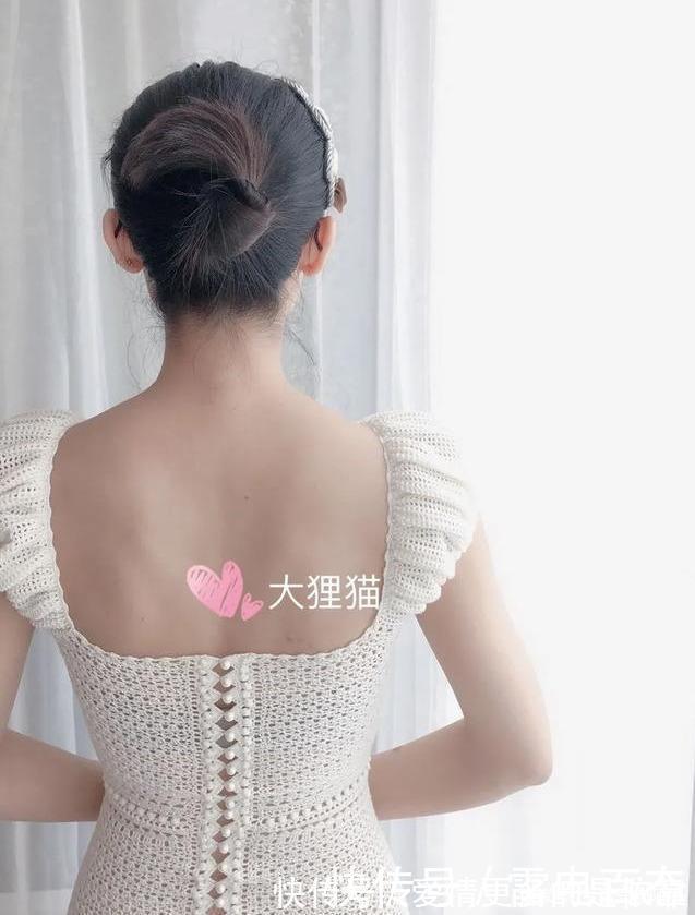 蕾丝|2款棒针编织和钩针编织的连衣裙,太惊艳了,附图解教程