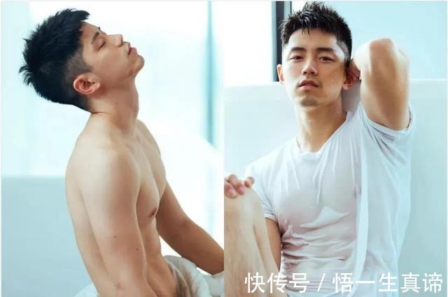 黄景|鲜肉男模撩衣秀身材,6块腹肌清晰分明,看了想摸一把!