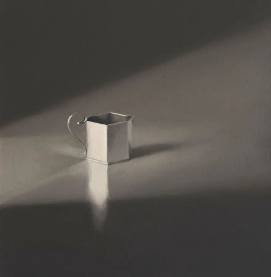 孤独感#柔和的光影和质感,她的静物画散发着一种孤独感!