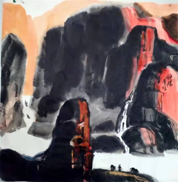 扈恩龄!画家扈恩龄大写意山水作品欣赏