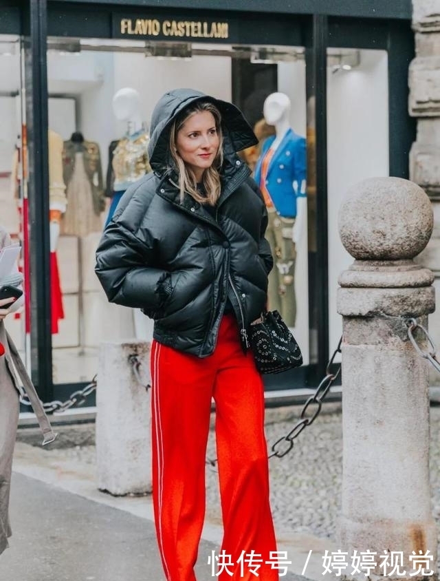 搭配|黑色羽绒服搭配什么颜色的裤子好看?