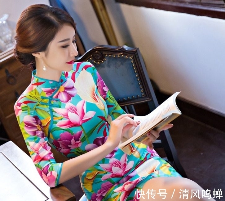 柔情|古色古香旗袍,演绎柔情万千女人味,穿出曼妙曲线,这样穿很美