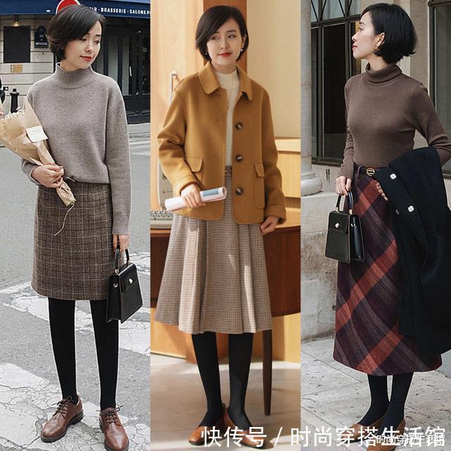 搭配|大衣+半裙,毛衣+半裙,羽绒服+半裙,冬天这样穿又美又飒