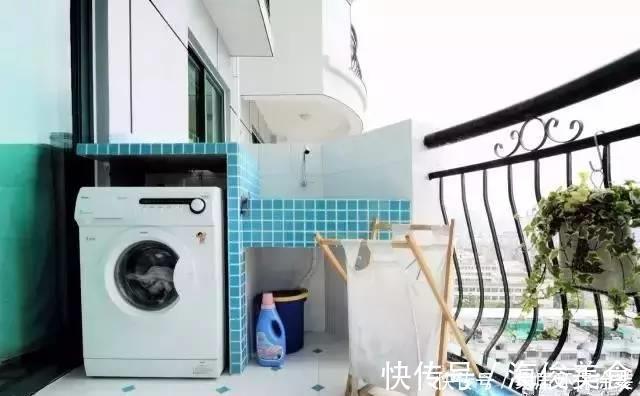 卫生间|别蹲在卫生间洗衣服了，多累呀，在阳台做个池子很好用！