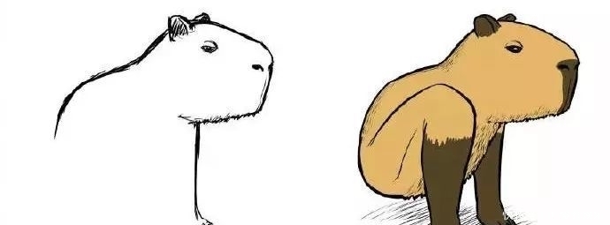 画画|画到一半突然放弃系列,好一个画画鬼才!