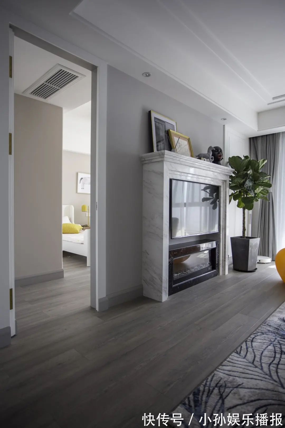 装饰画|180㎡浪漫小窝，蓝与粉、灰与白，优雅情趣，轻松舒适