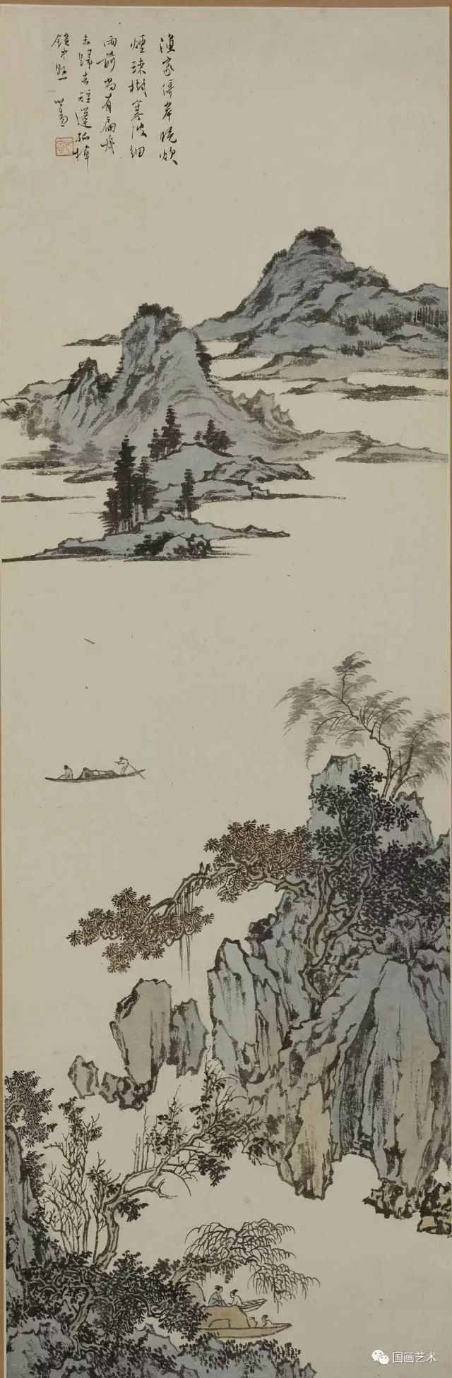 张大千&溥儒画舟，千姿百态