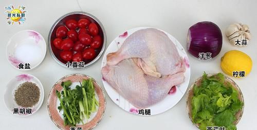  料理|柠檬蒜香烤鸡腿，外焦里嫩的懒人料理，用简单食材创造出如此美味