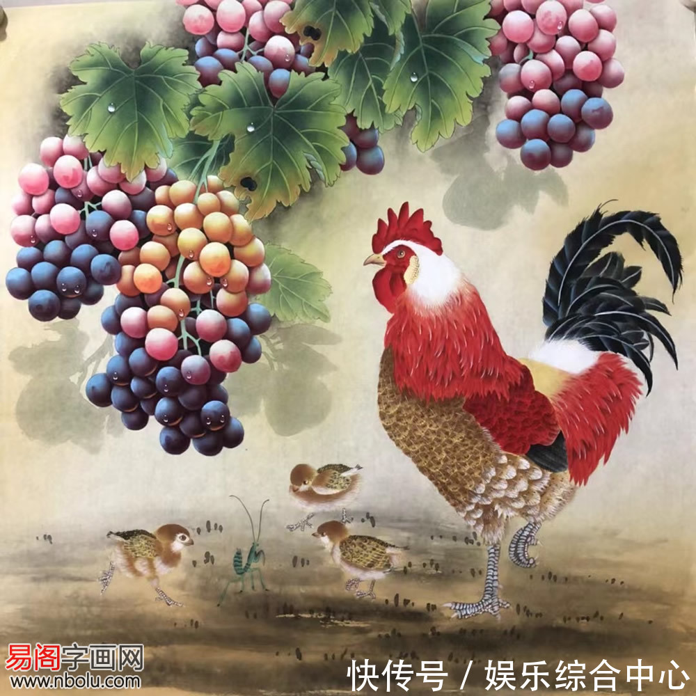 牡丹凤凰$王振兴花鸟作品,对自然万物的深情讴歌