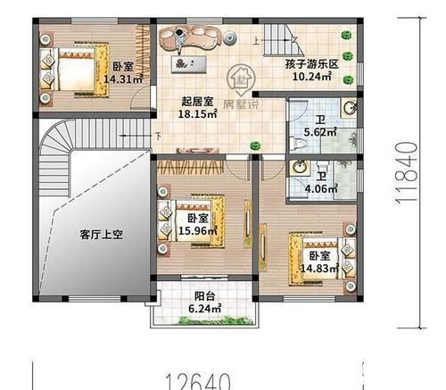 别墅|别墅设计：占地142平的简约风，6间卧室大气高尚又潮流