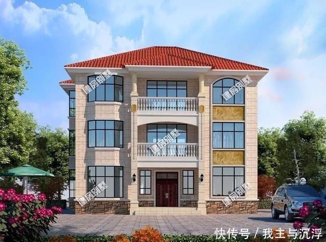 叠拼|兄弟建房不选双拼别墅,叠拼和联排也很气派,许多人这样建!