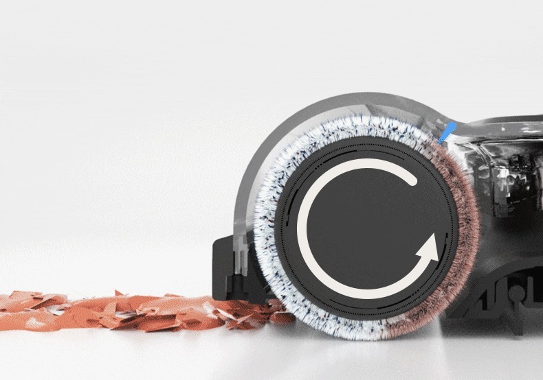 滚刷|全屋清洁一遍搞定 费时费力拖地的时代过去了 洗地机成为市场新宠