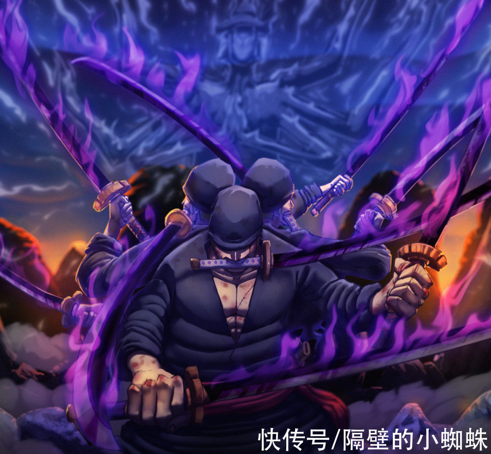 御田|海贼王1033话,索隆修炼2年还不如阎魔?没有它,索隆照样世界第1