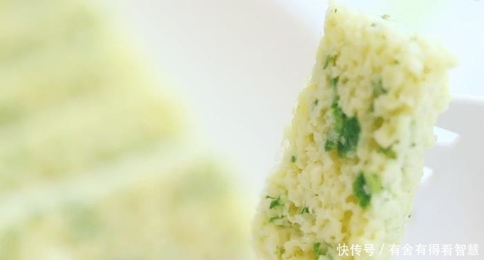  育儿|分享孩子爱吃的青菜山药糕，甜香软嫩，美味营养，不错的育儿辅食