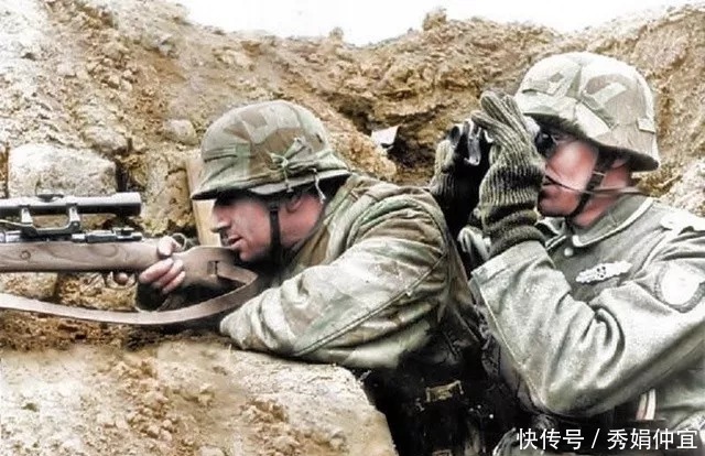 彩色|一组彩色处理后的二战照片,重现德军当时战况