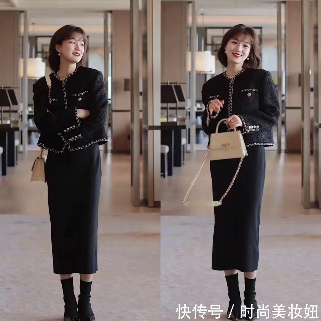 技巧|中年女人穿“小香风”更优雅,只要掌握技巧,随便穿都很显贵