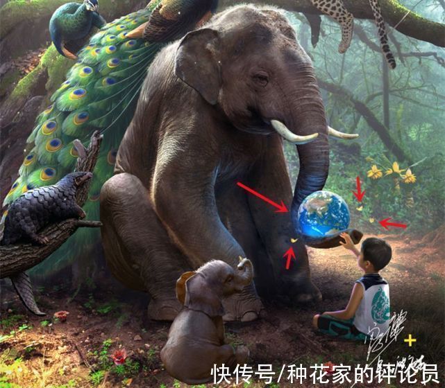 乌合麒麟#乌合麒麟最新作品，这次画面美哭，只有一个小男孩，剩下全是野兽