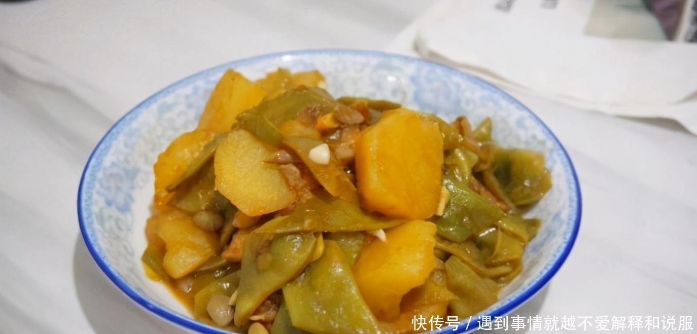 步驟|一道非常不錯的開胃下飯菜：油豆角燜五花肉，嘎嘎香！