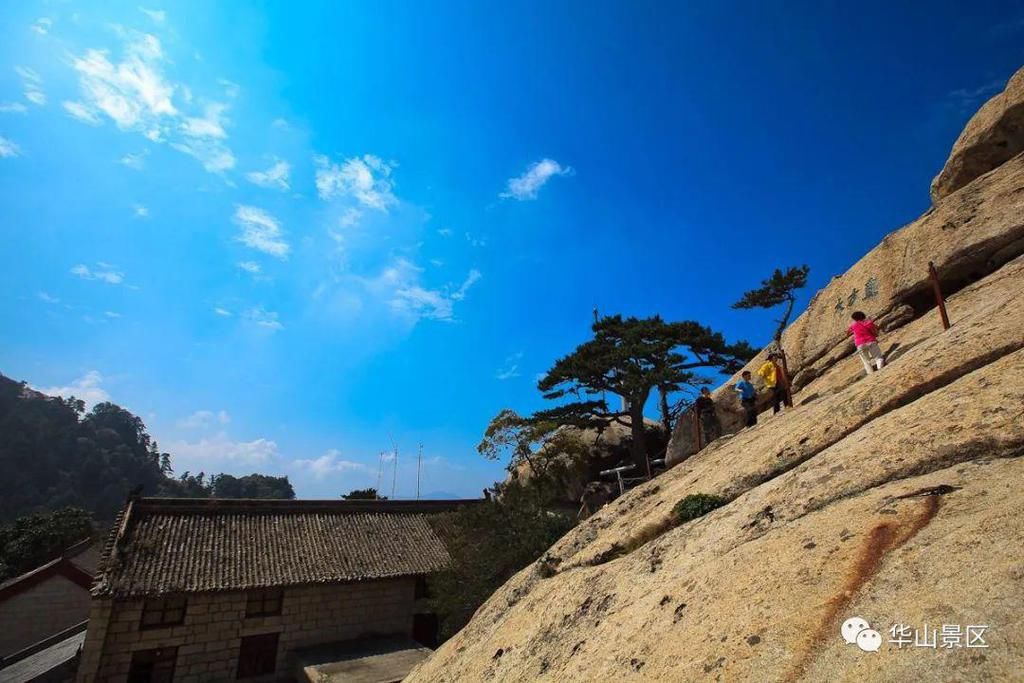 西峰|华山西峰——石叶上覆而横裂，如荷花